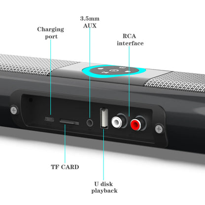 Sleek Wireless Audio Soundbar