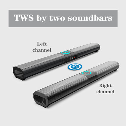 Sleek Wireless Audio Soundbar