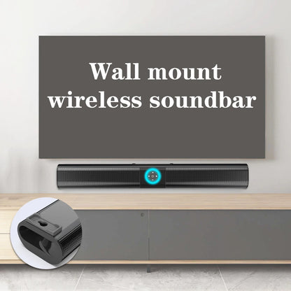 Sleek Wireless Audio Soundbar